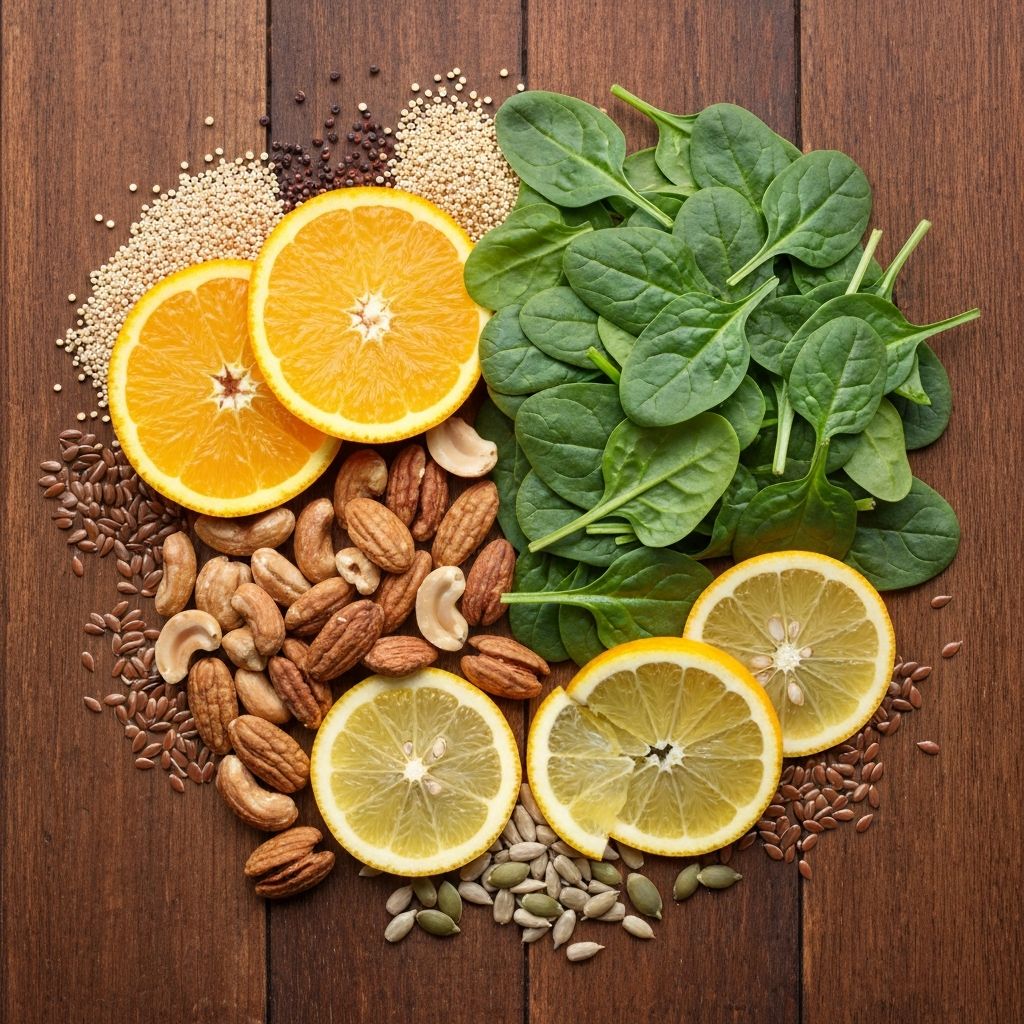 Komplementäre Lebensmittel kombiniert